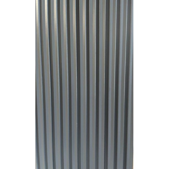 3D MDF sienu paneļis 1734 mat grey smooth