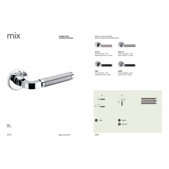 Durvju rokturis MIX OCS+R